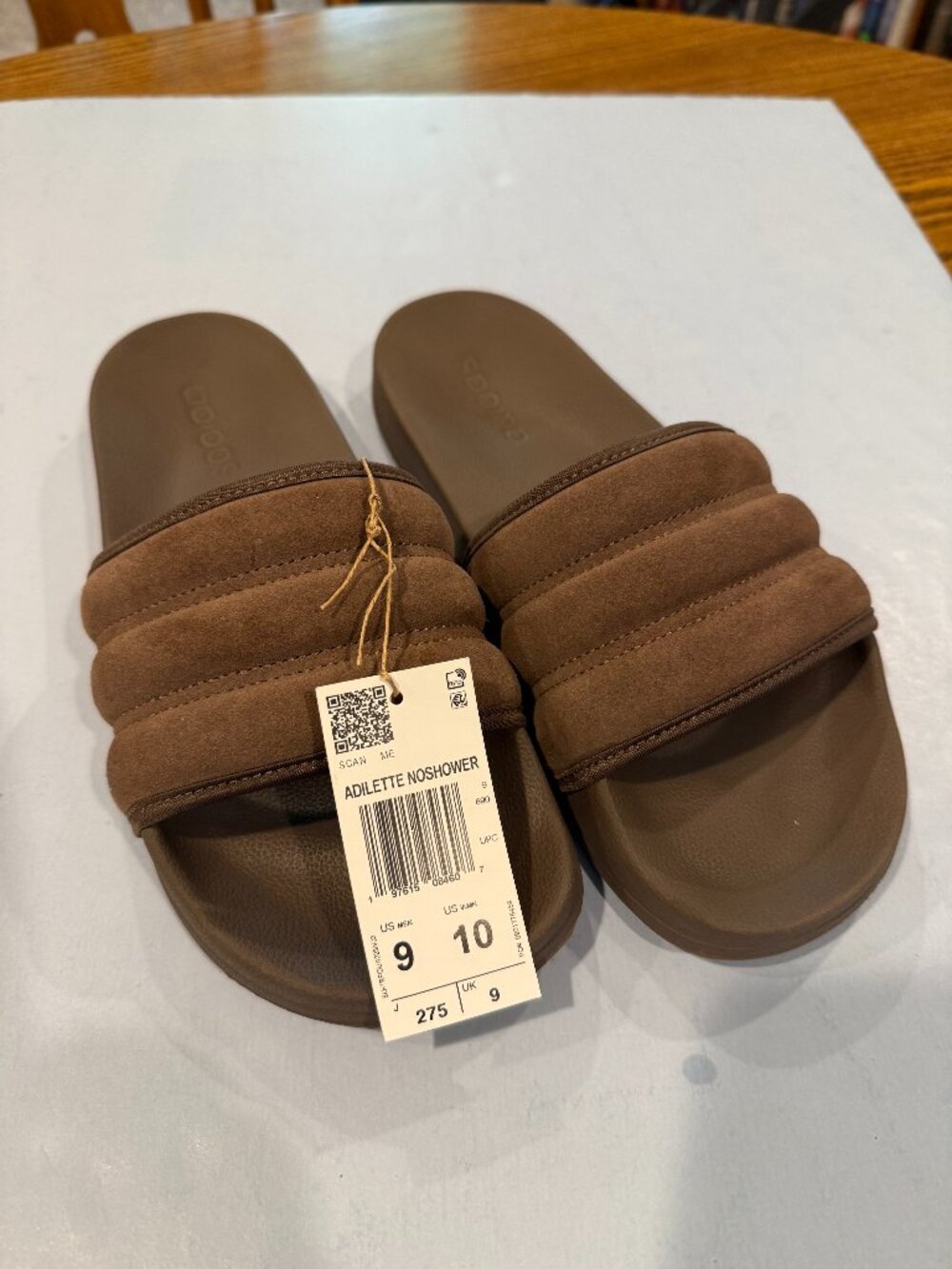 Adidas Adilette Unisex (No)Shower Slide • Earth Strata • Men's 9/Women's 10